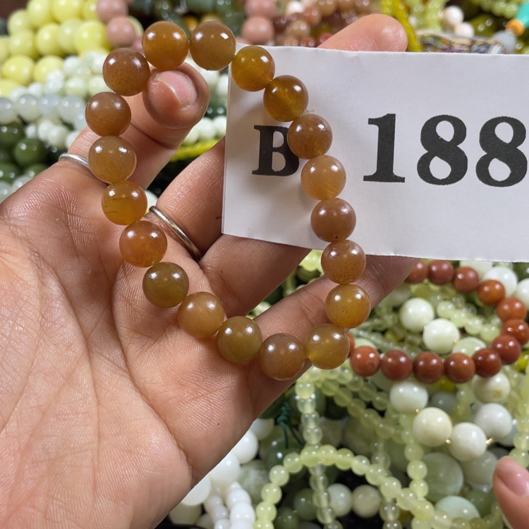 未镶嵌蛇纹石玉手链