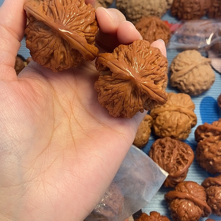 吊坠文玩核桃44虎头