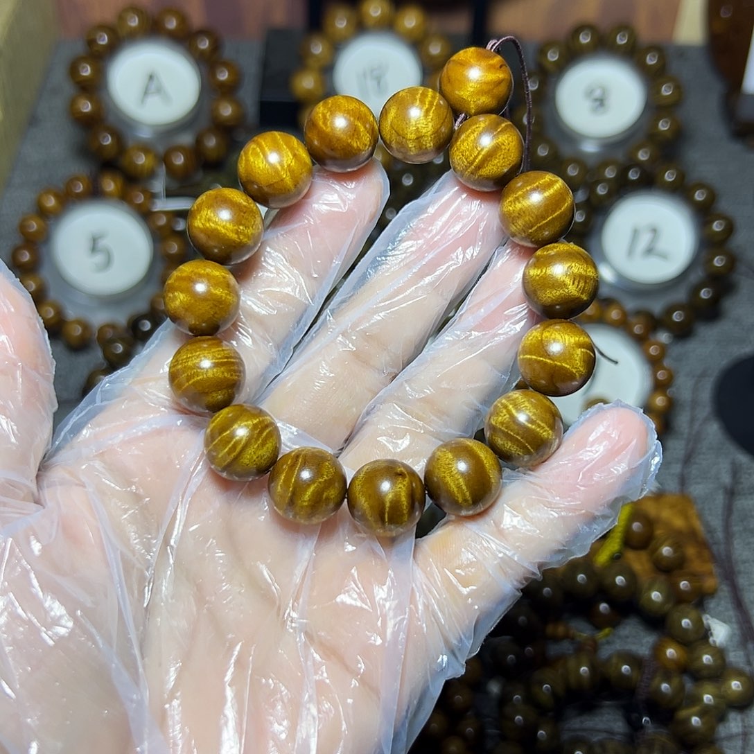 爱***山手串/手链金丝楠枯木1.5闪电