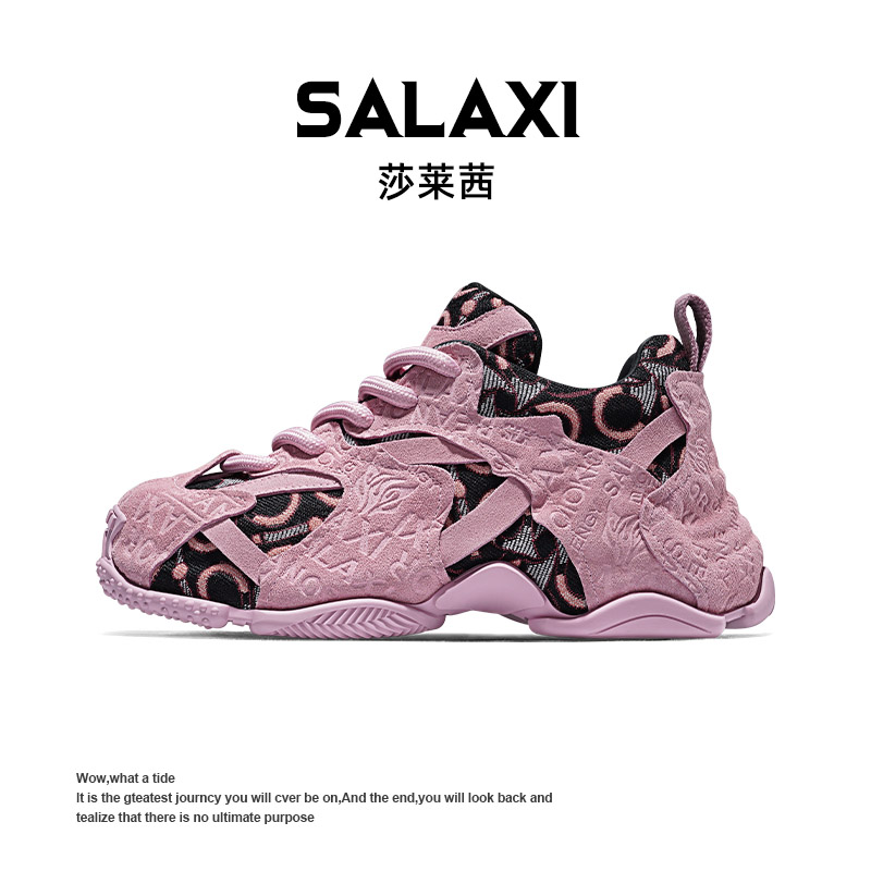 SALAXI/莎莱茜2025冬季保暖刺绣印花男女潮鞋明星同款美式鞋子