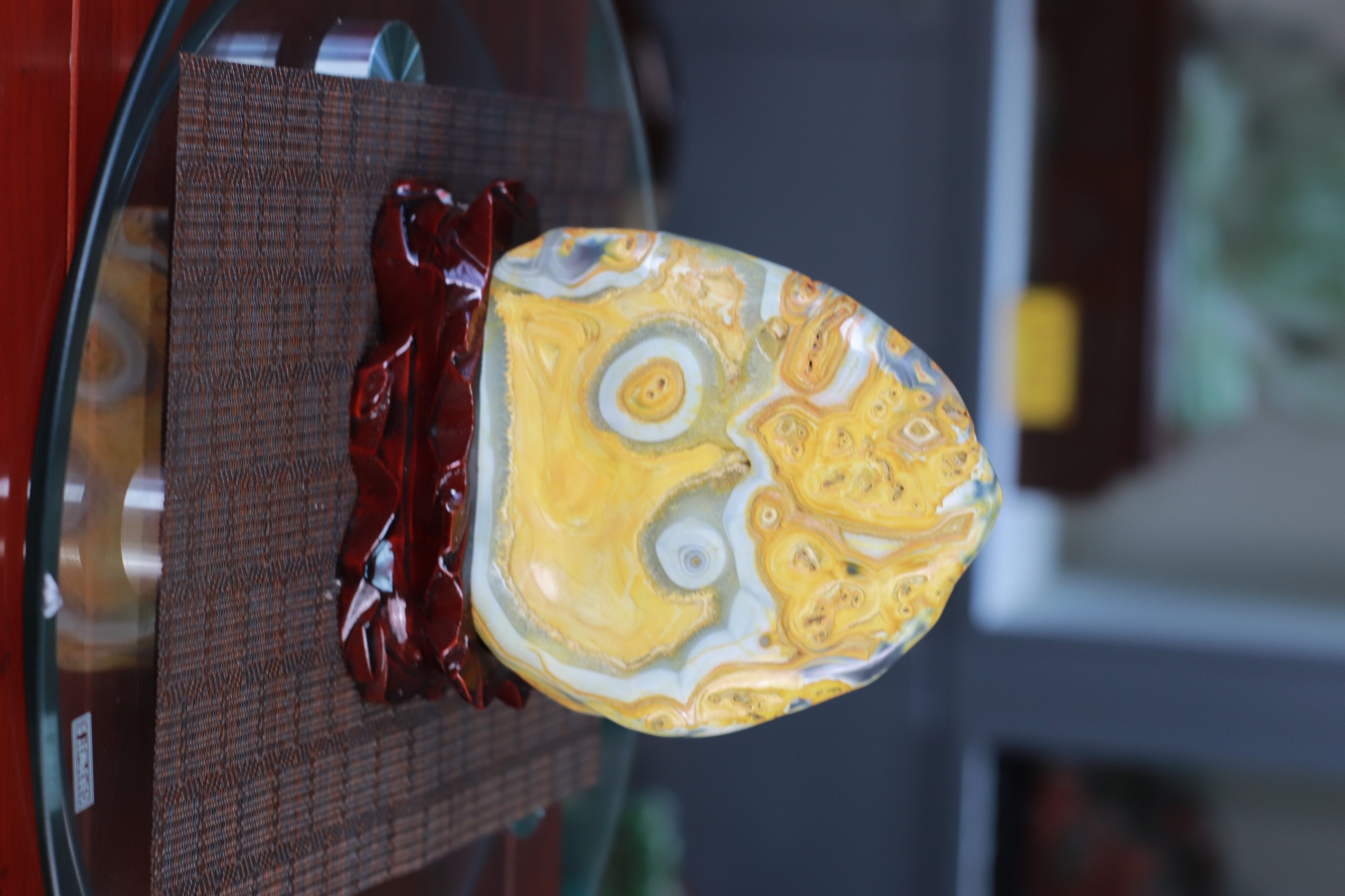 马瑙《龙纹御品》天然玉石玉雕矿物晶体家居摆件奇石观赏石收藏