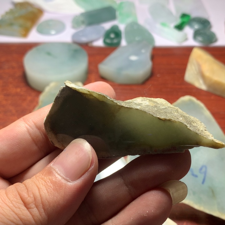 白***拜定制翡翠未镶嵌不
