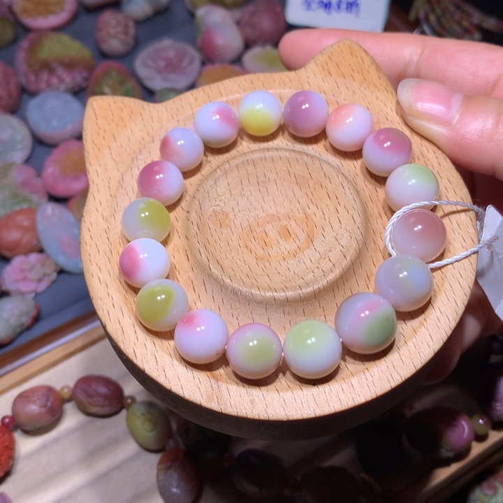 玛瑙/玉髓未镶嵌手链盐源玛瑙