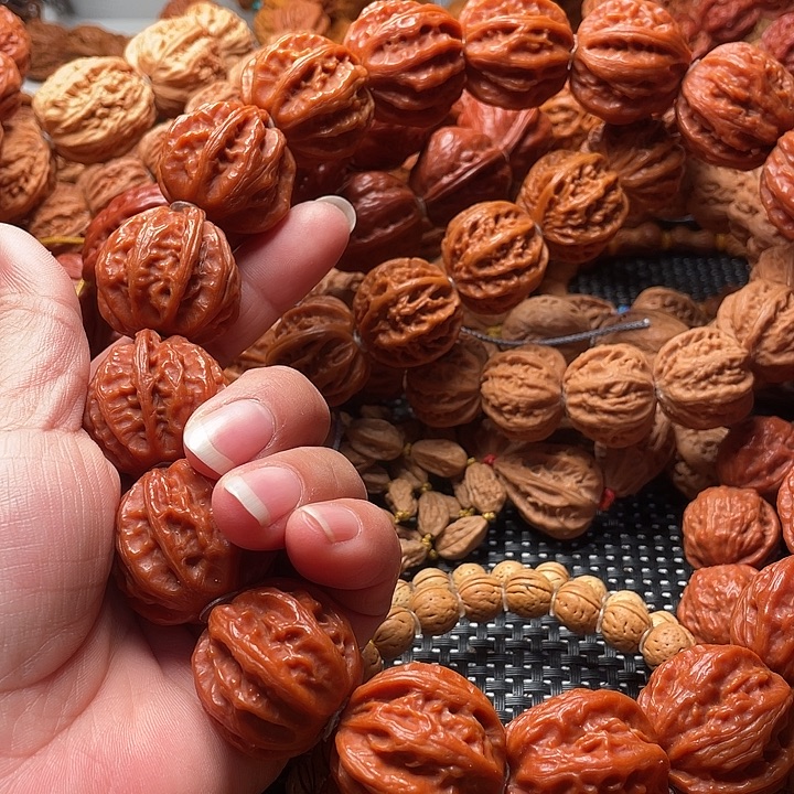 用***3手串文玩核桃粗筋爆肉