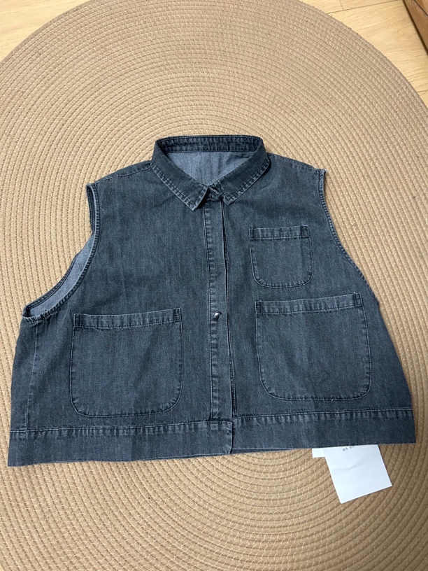 休闲牛仔春款马甲