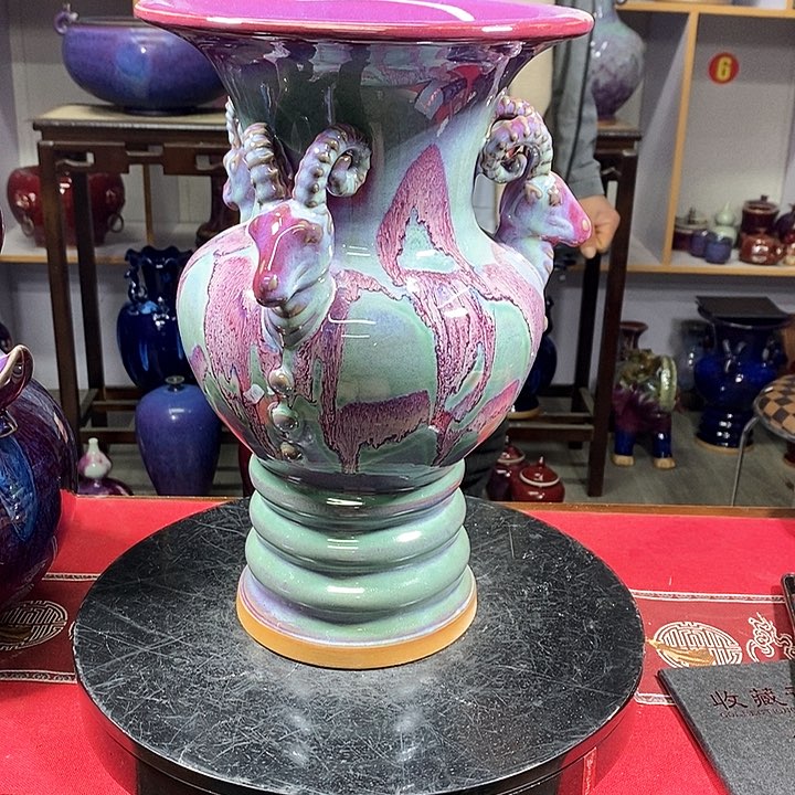 瓶中国神垕精品钧瓷