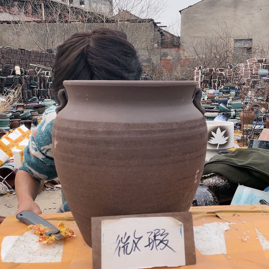 红陶宜兴紫砂花盆