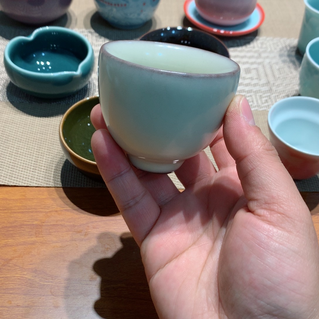 流***龙泉青瓷茶具杯子