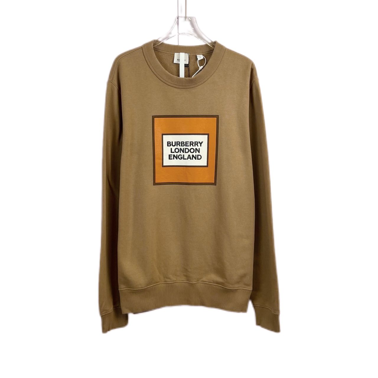 99新 BURBERRY/博柏利 011625 字母印花圆领休闲卫衣 S码