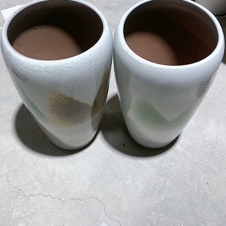 红陶口径内口15高度29两只正品