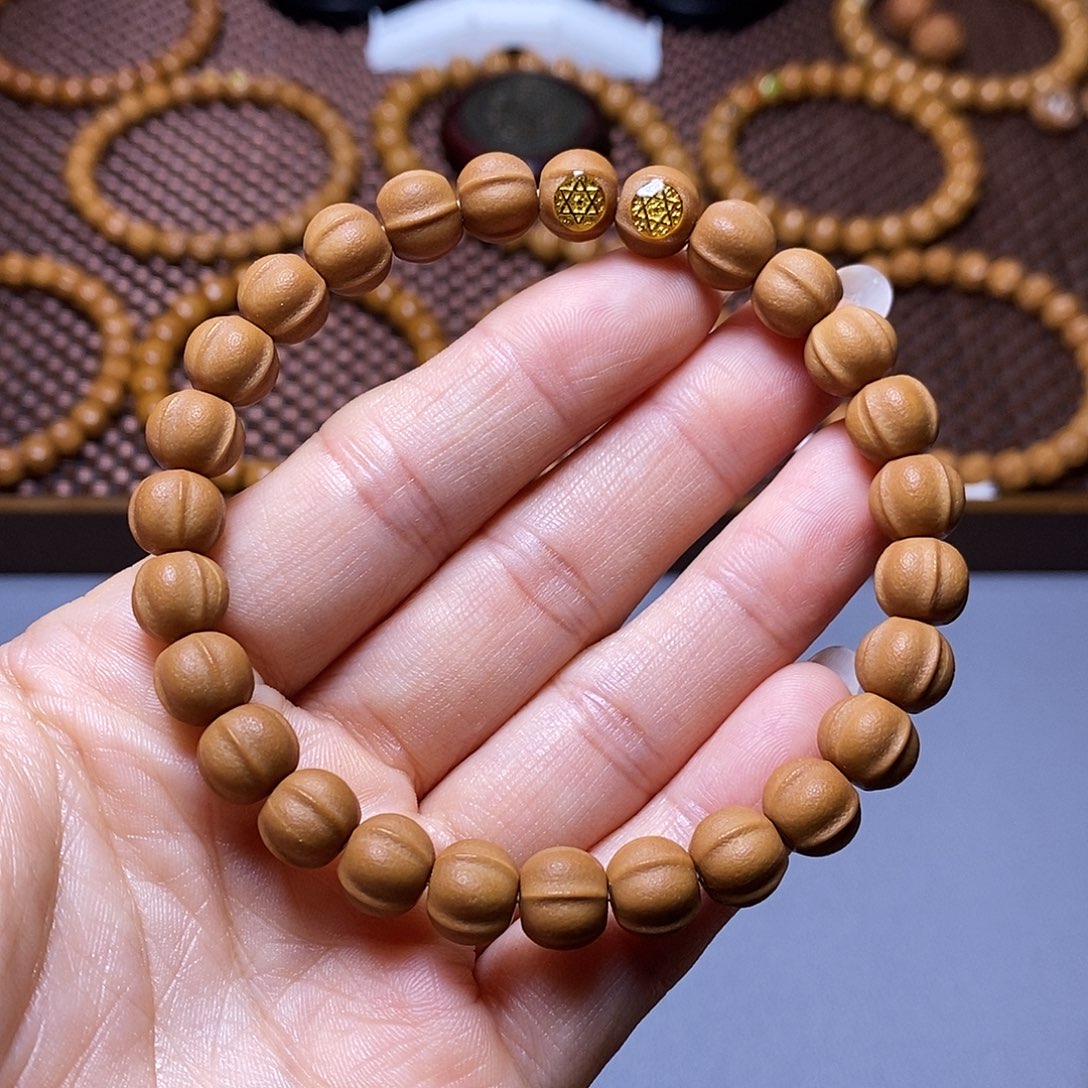 猴头核桃手串双标原色鲨鱼鳍全品