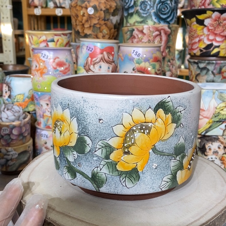 红陶景德镇艺术手绘作品