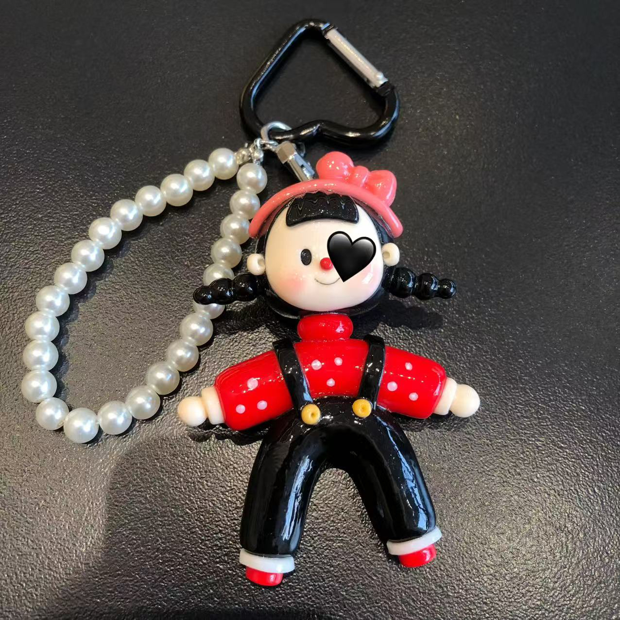 026时尚新波点钥匙扣