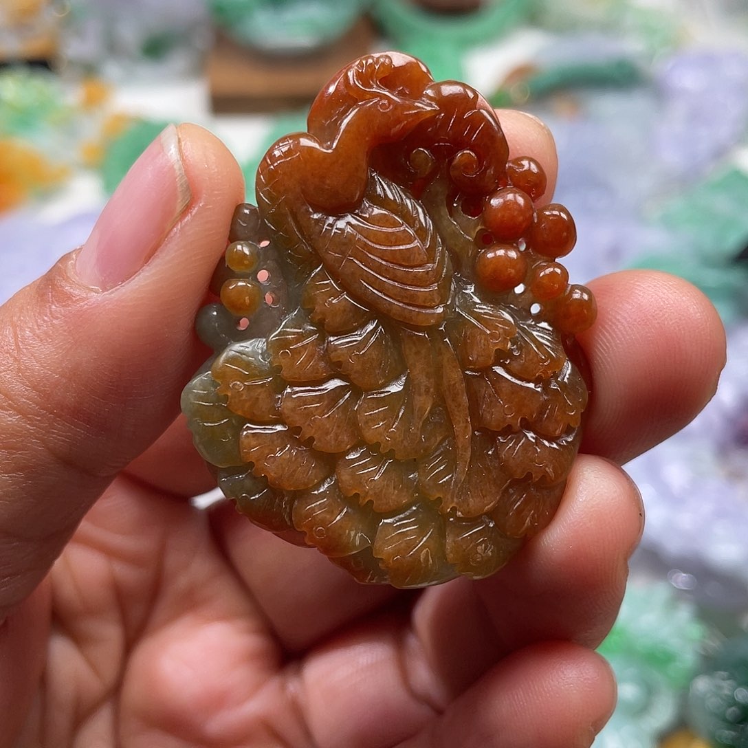 颈饰未镶嵌翡翠翡玉缘翡翠