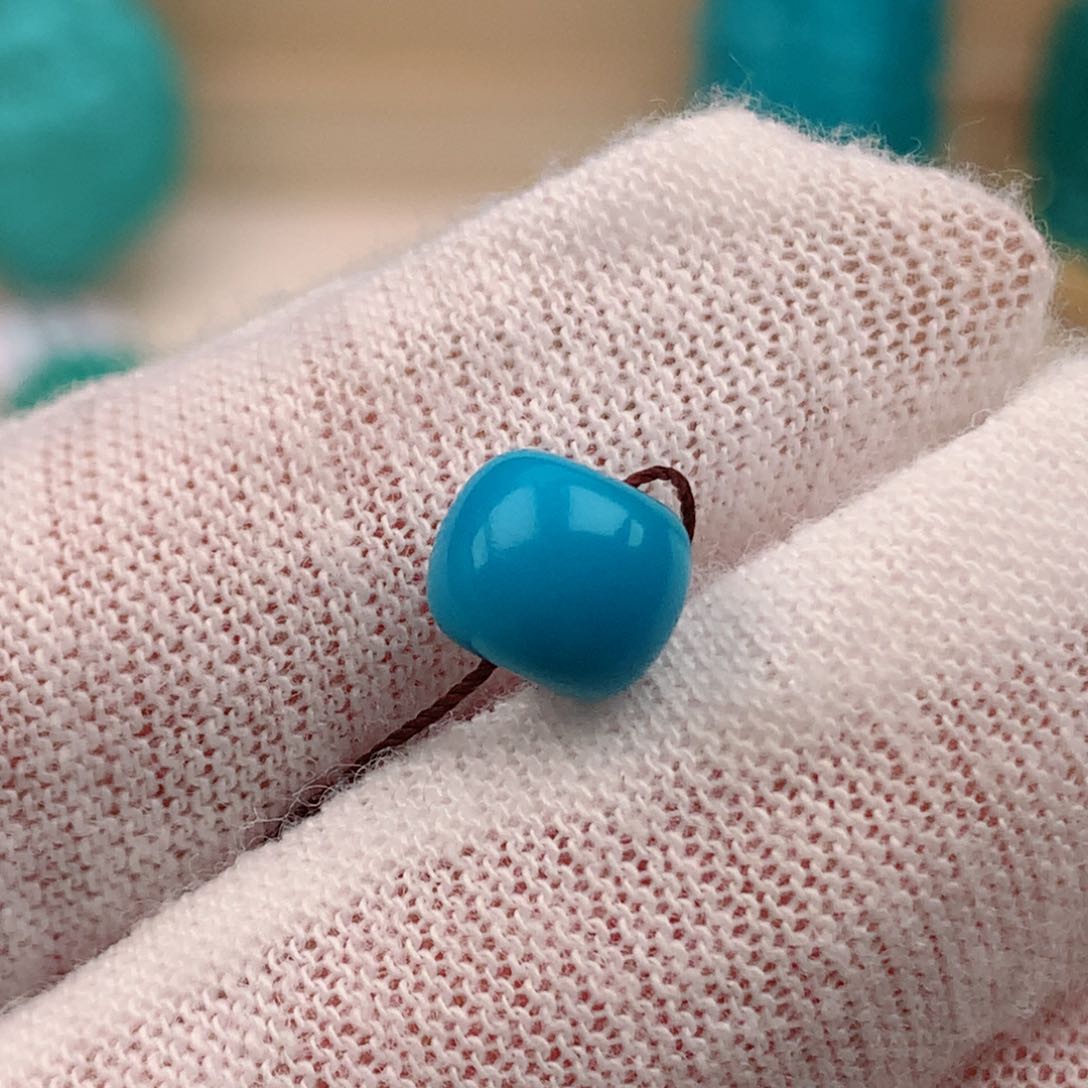 绿松石直径7.4未镶嵌O****嘞