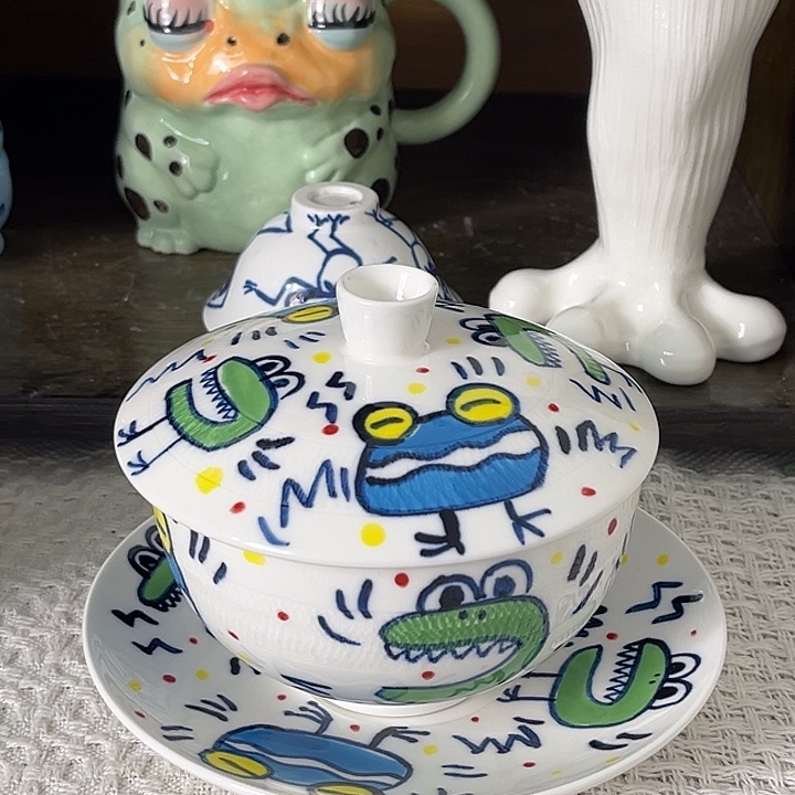 豆***儿陶大盖碗还是温汤碗
