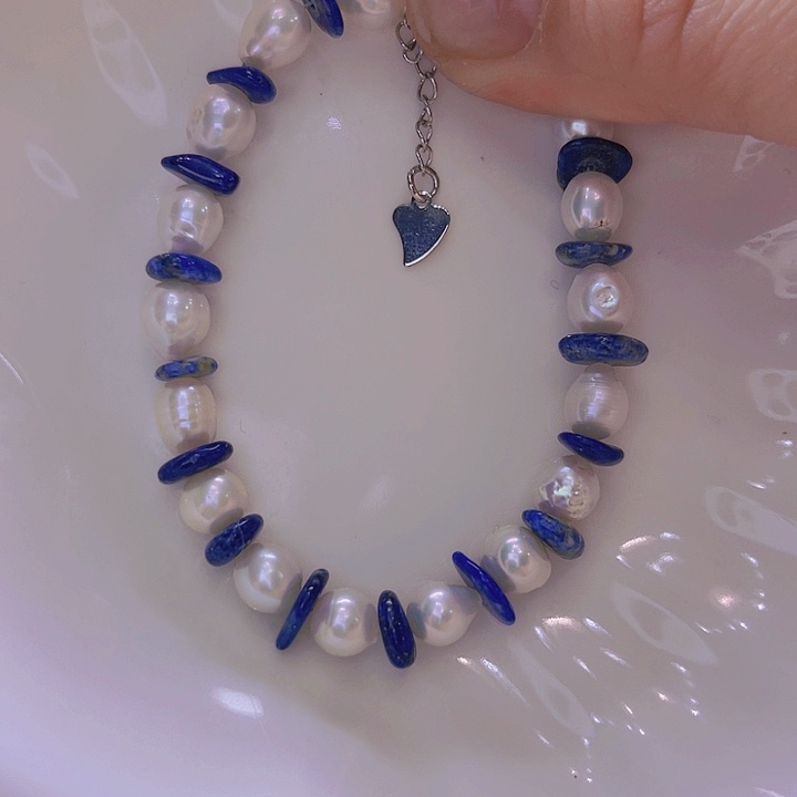 淡水珍珠手绳合金