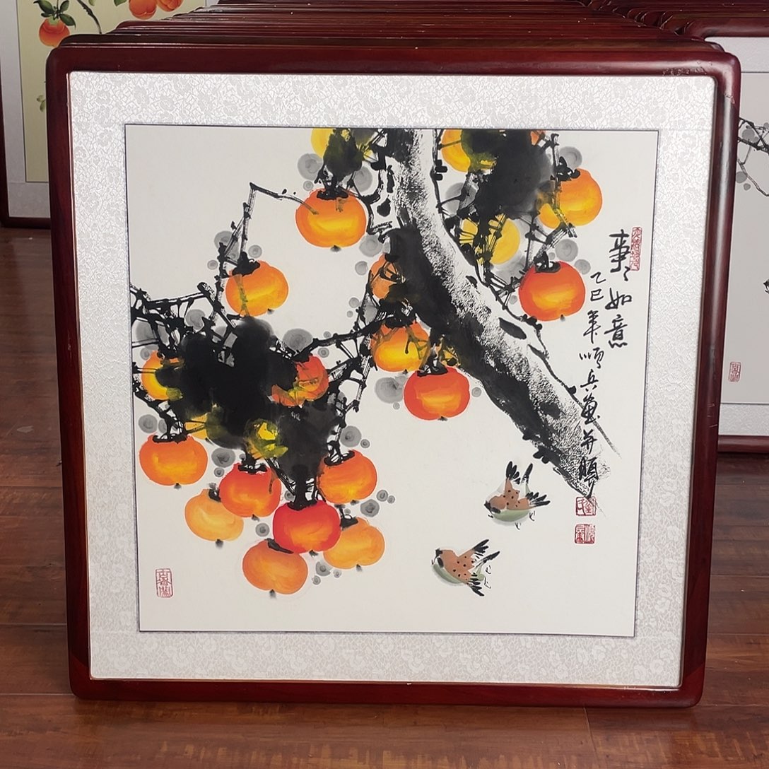 国画带框尺寸63*63厘米