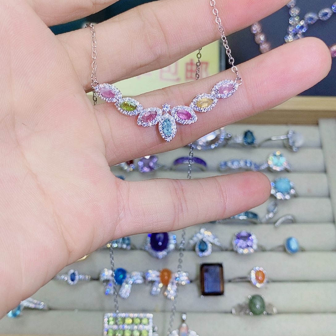 未镶嵌项链碧玺589