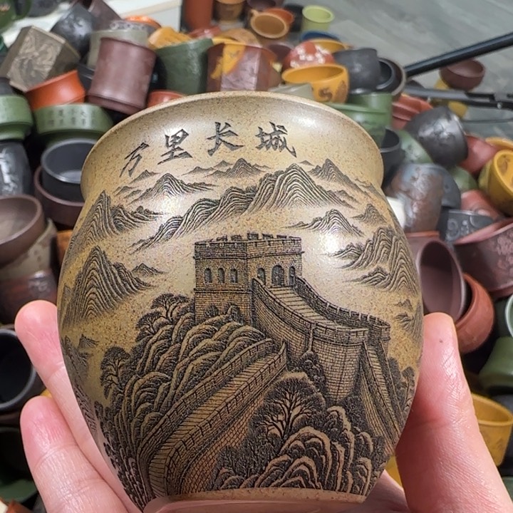 茶杯紫砂全手工紫砂