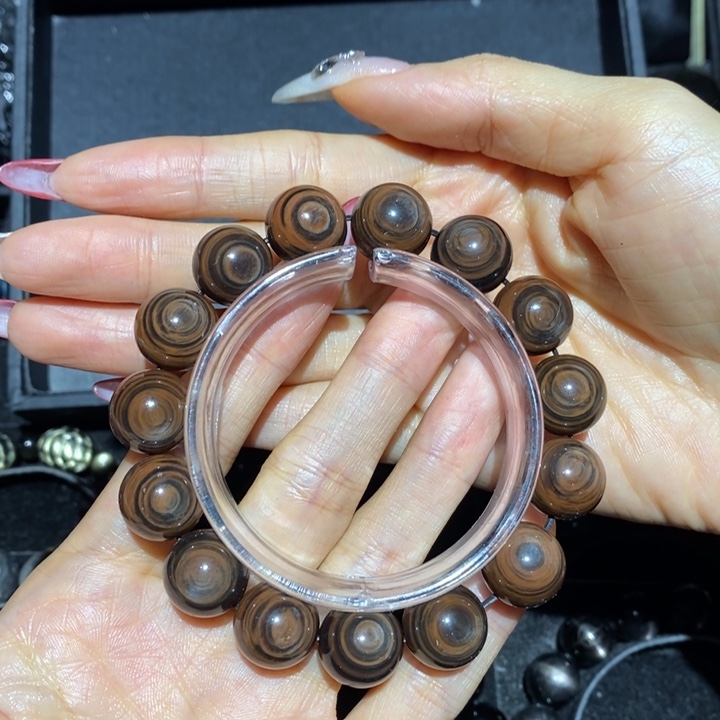 黑曜岩手链未镶嵌我*?