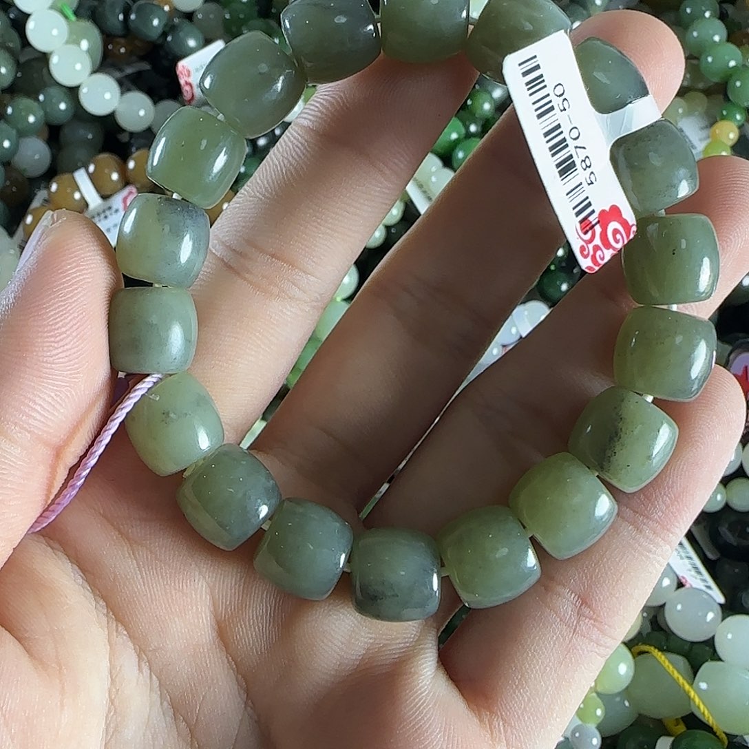 和田玉手链未镶嵌54
