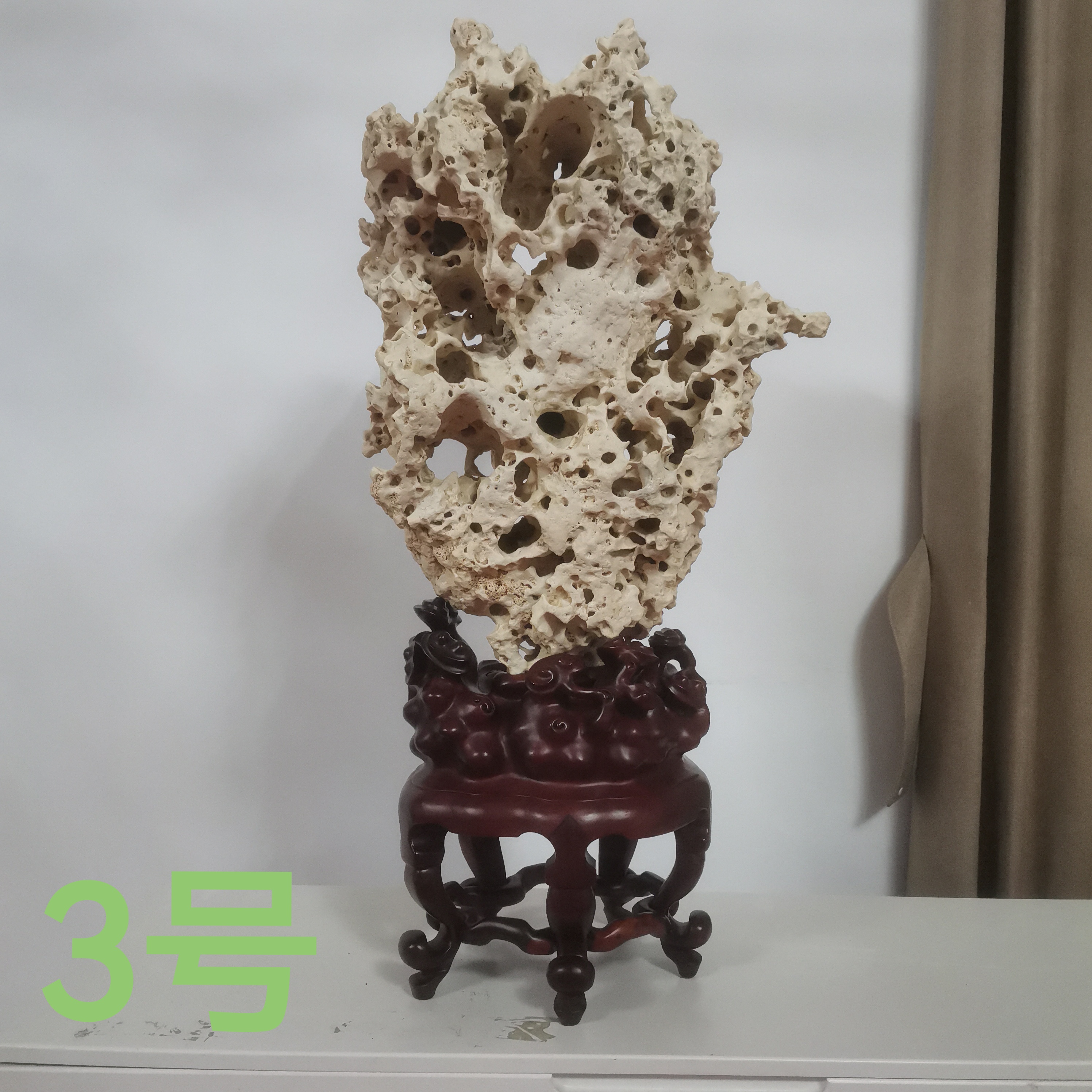 天然太湖石小精品复古镂空可作书房客厅办公室花盆装饰摆件