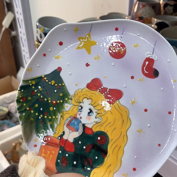 陶景德镇釉下手绘陶瓷  