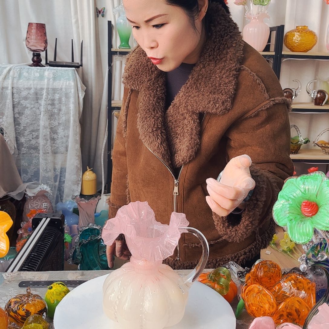 提手芬顿家悦琉璃工艺品不完美