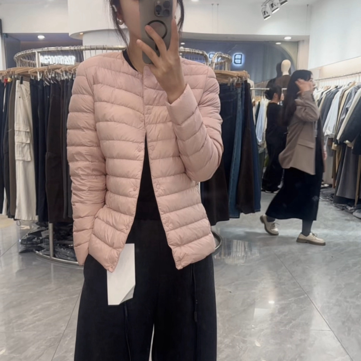 修身型单排扣薄款