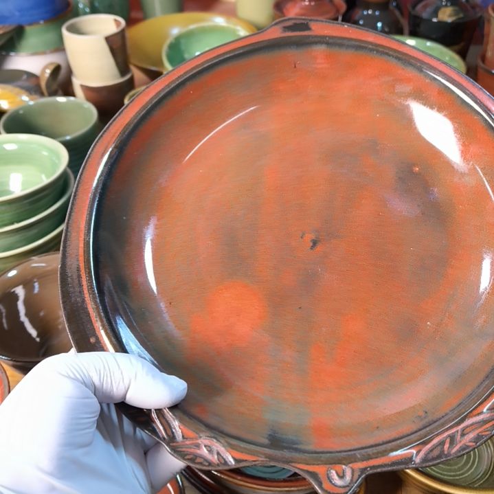 时***凉瓷片磁州窑五厂盘碗壶杯有瑕疵