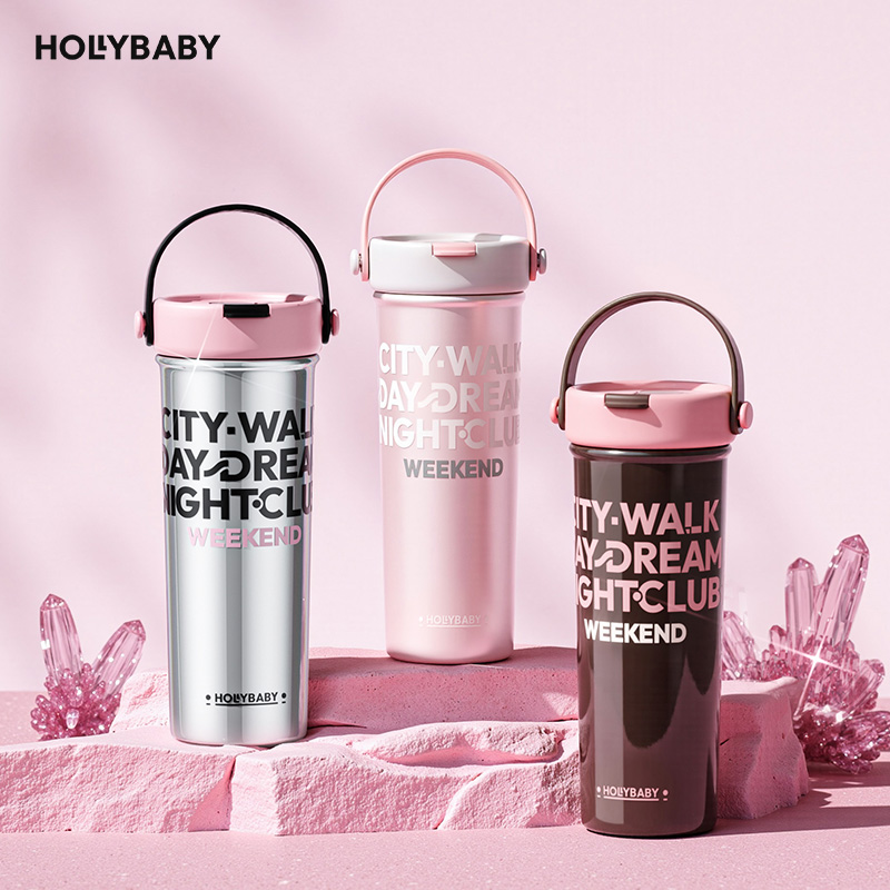 【达人专属】保温杯高颜值便携果茶吸管杯陶瓷内胆316L大容量水杯