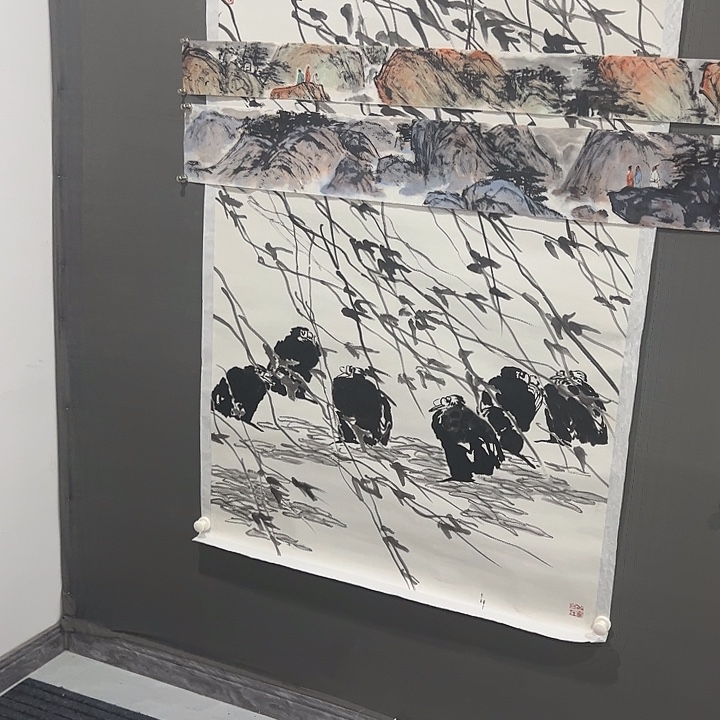 国画许若文老师山水画作品