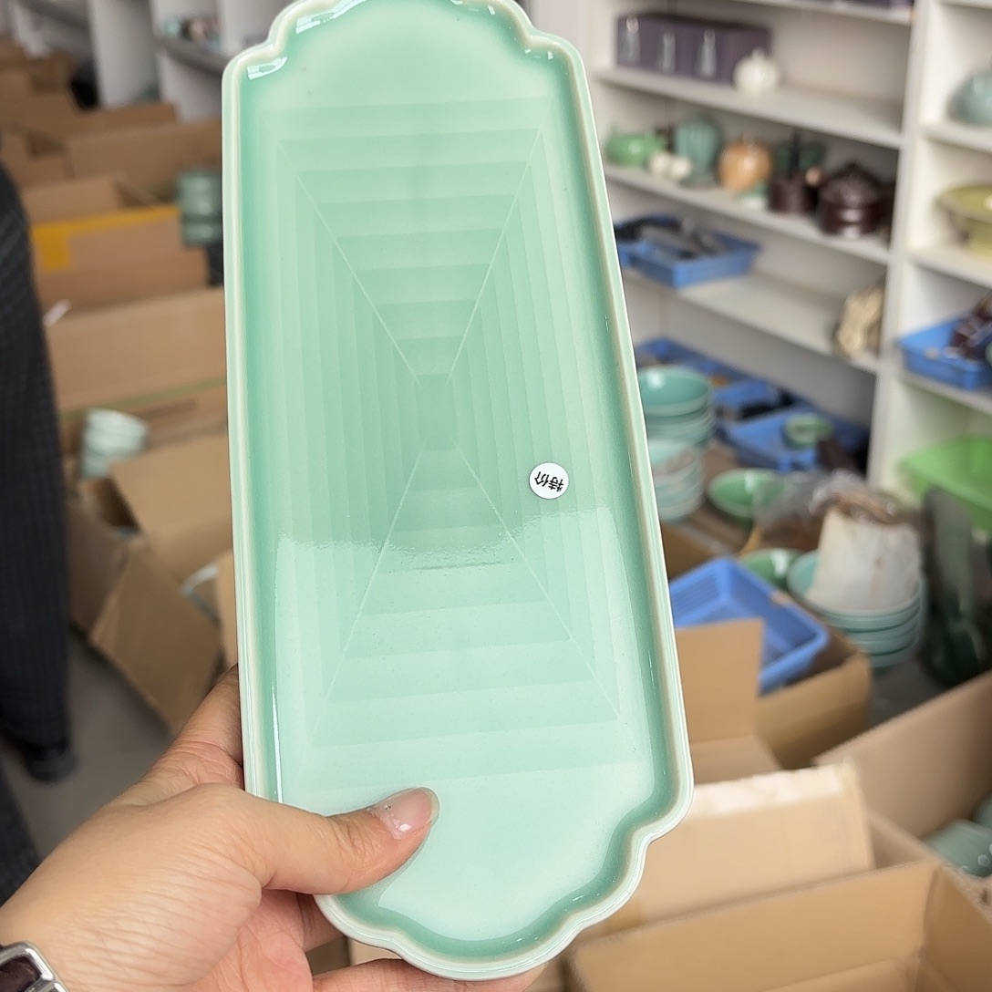 龙泉云间青瓷小米茶器