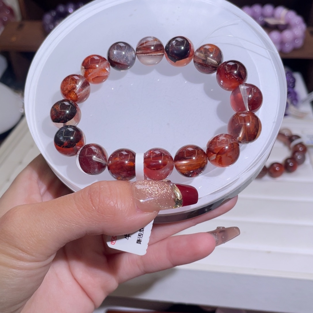 【闪购商品】水晶手链未镶嵌红胶花