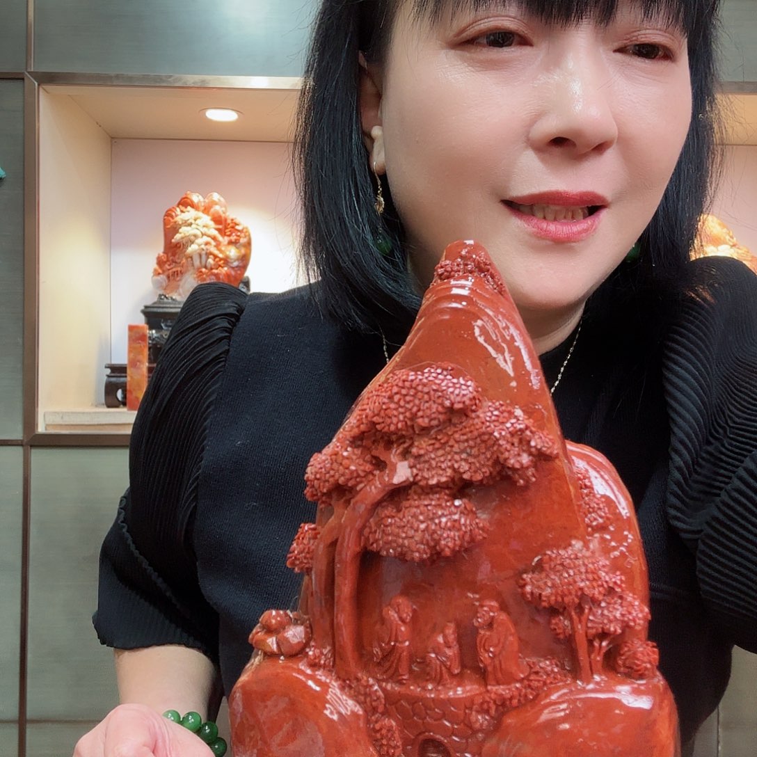 寿山石k***8寿山石摆件