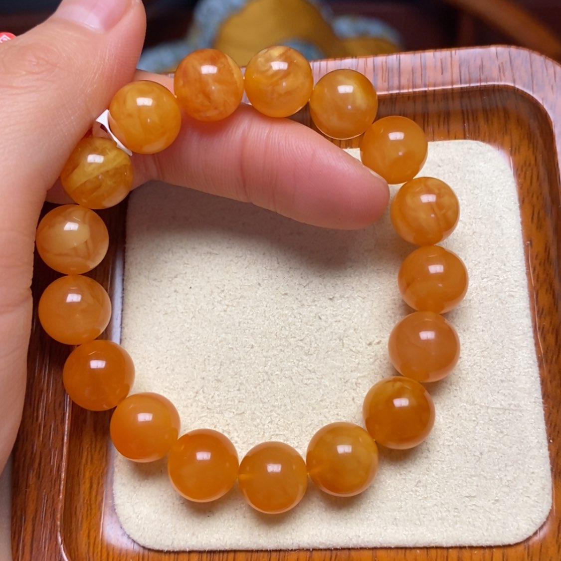 【闪购商品】蜜蜡手链未镶嵌手串