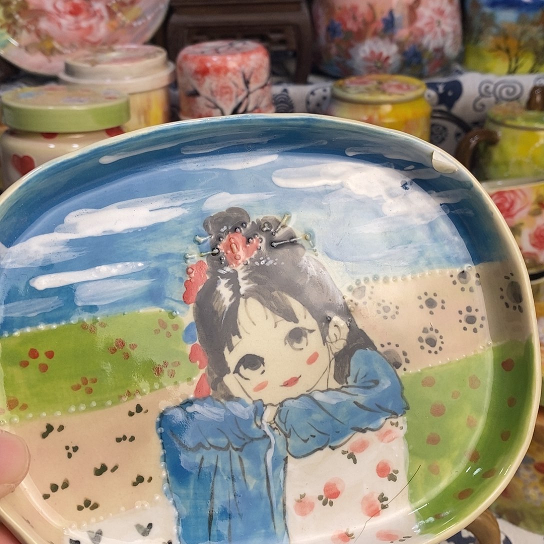 瓷片手绘陶瓷福利多多