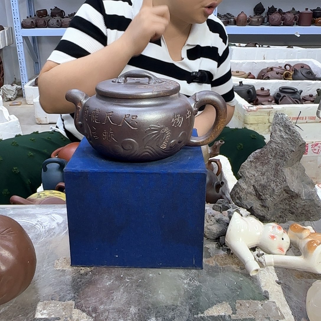 茶壶紫砂宜兴紫砂壶瑕疵处理