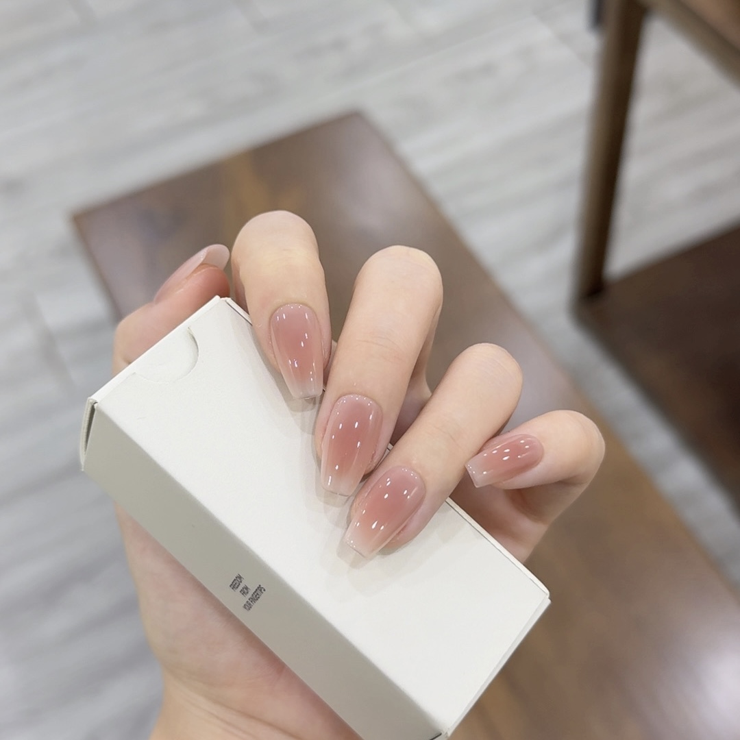 茉哉现货【玉幕】纯手工定制美甲拆卸穿戴甲A5097