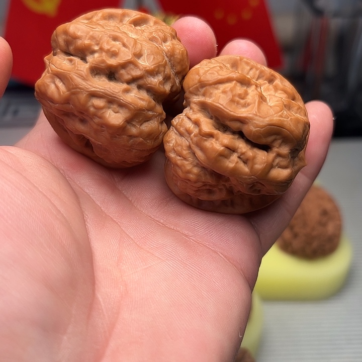 奇***果文玩核桃吊坠蛤蟆头