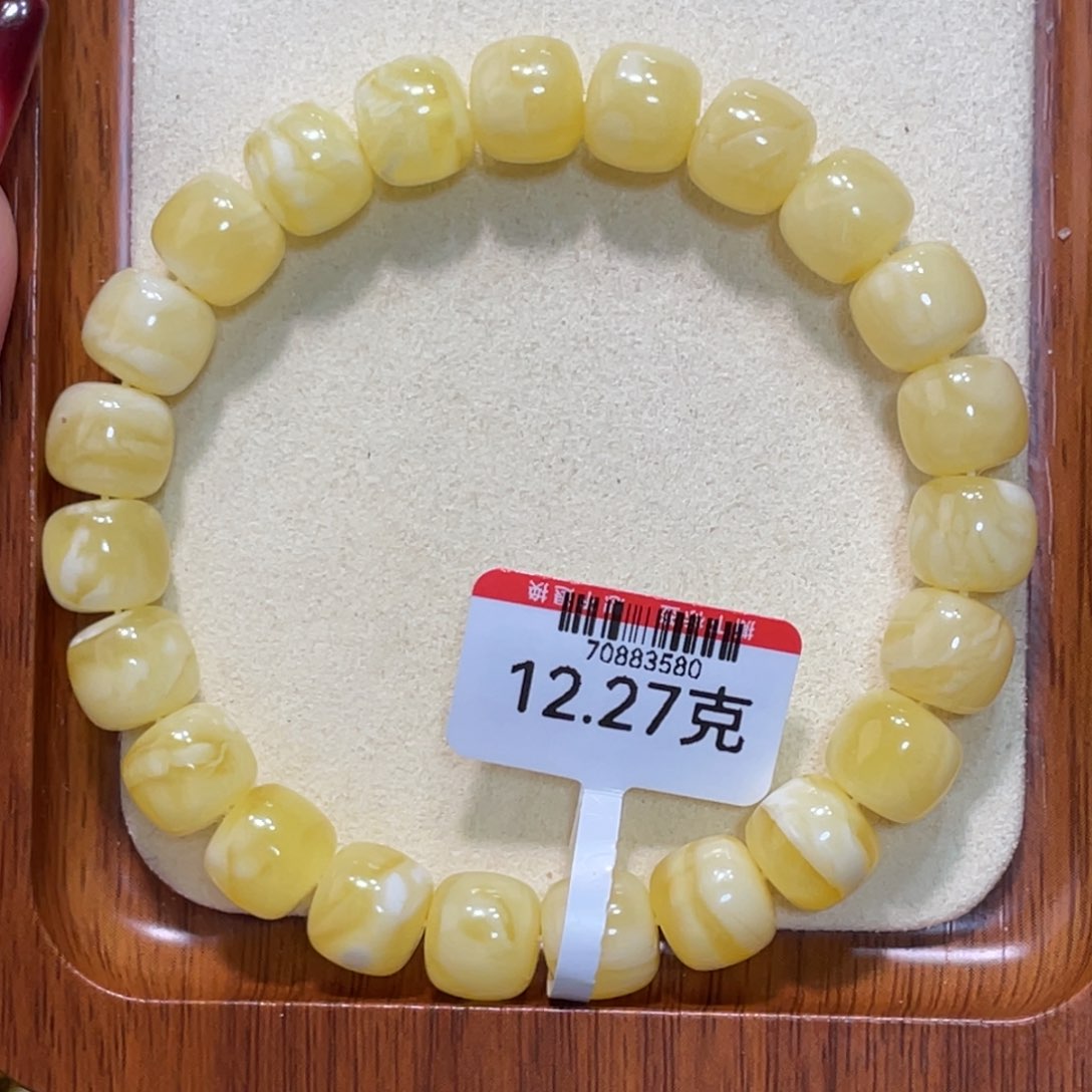 琥珀手链未镶嵌蜜蜡