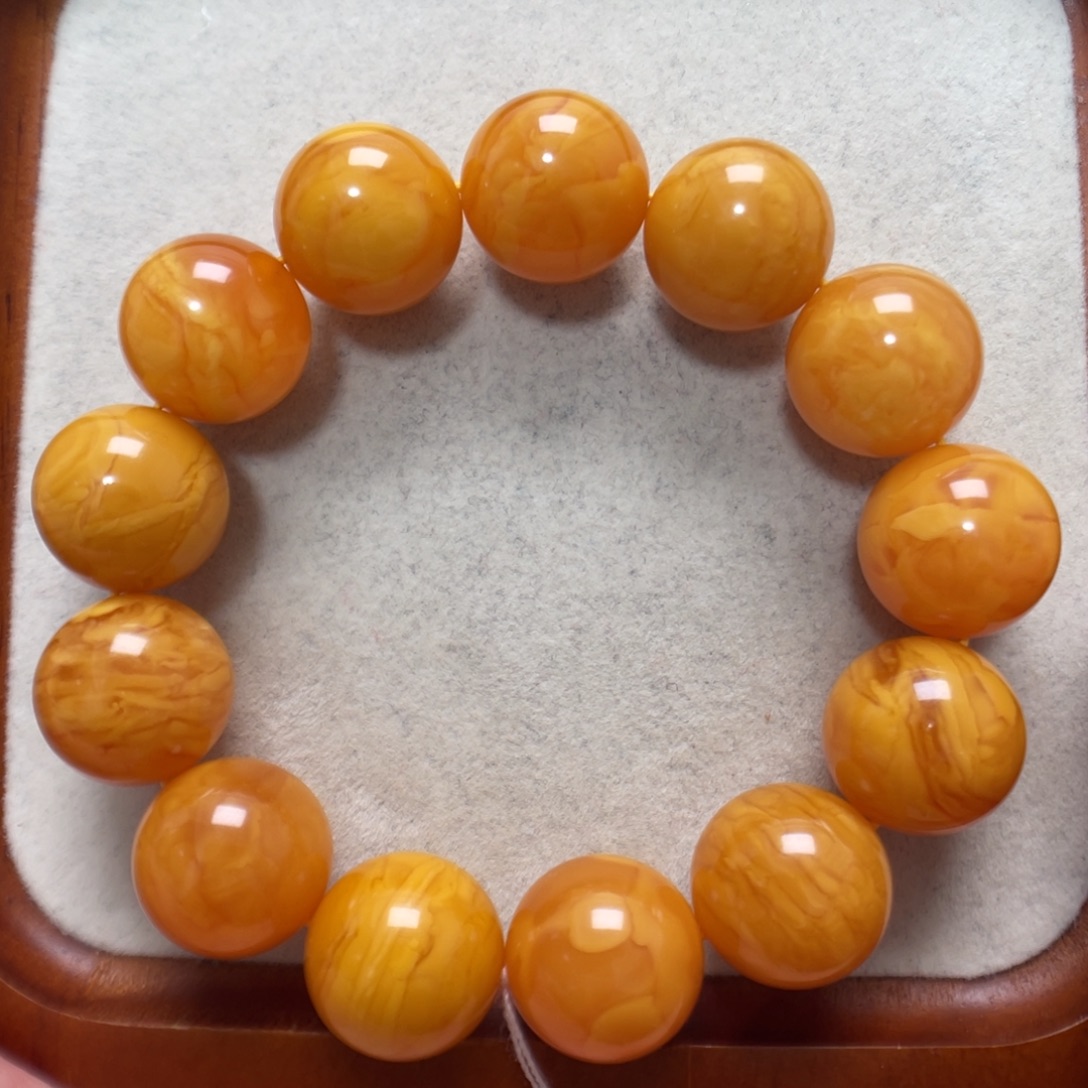 蜜蜡未镶嵌手串蜜蜡