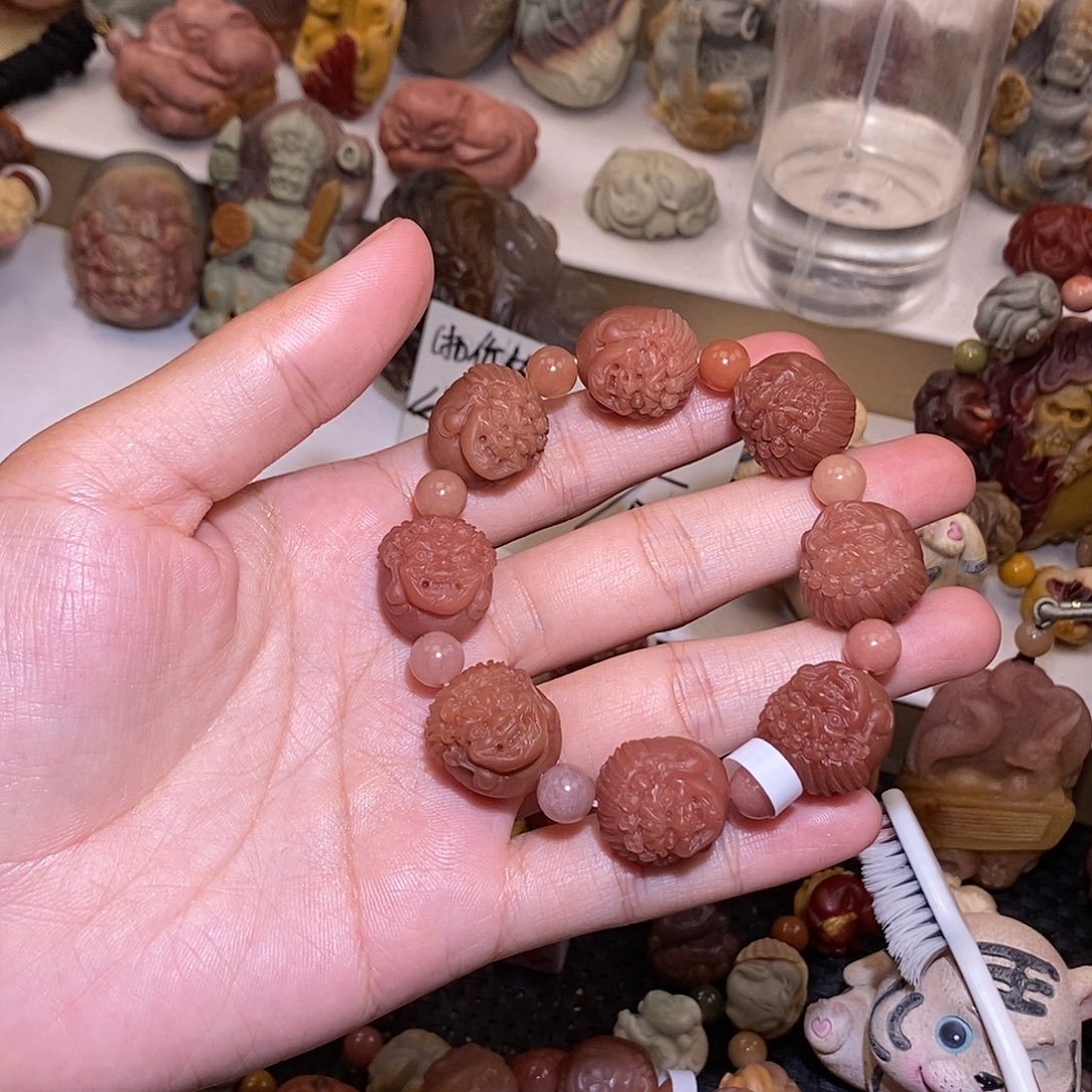 石英质玉（阿拉善玉）未镶嵌手链