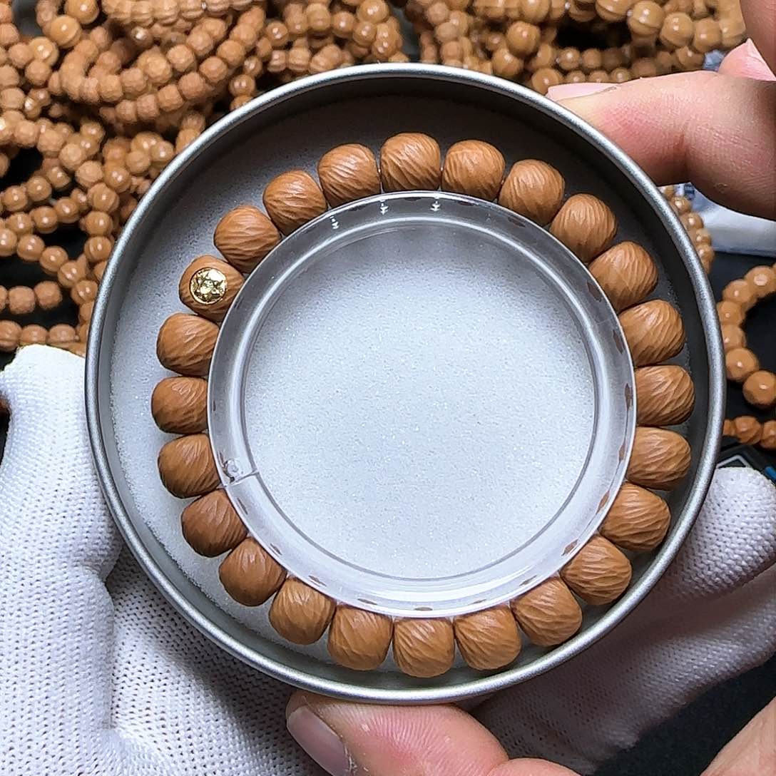 猴头核桃手串金标云锦10左右22号