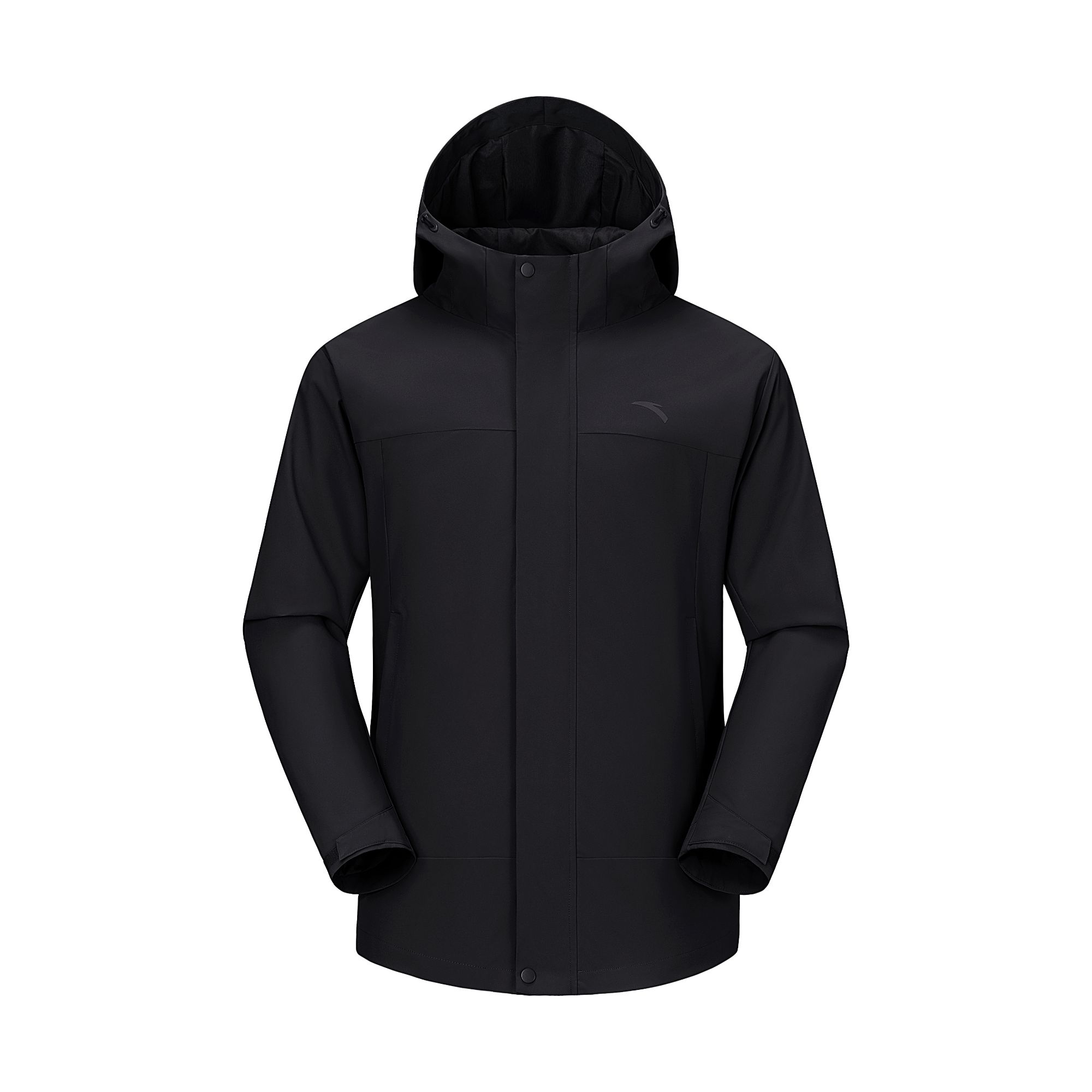 安踏秋冬新款抓绒两件套男保暖防泼水户外冲锋衣152546608U-PX