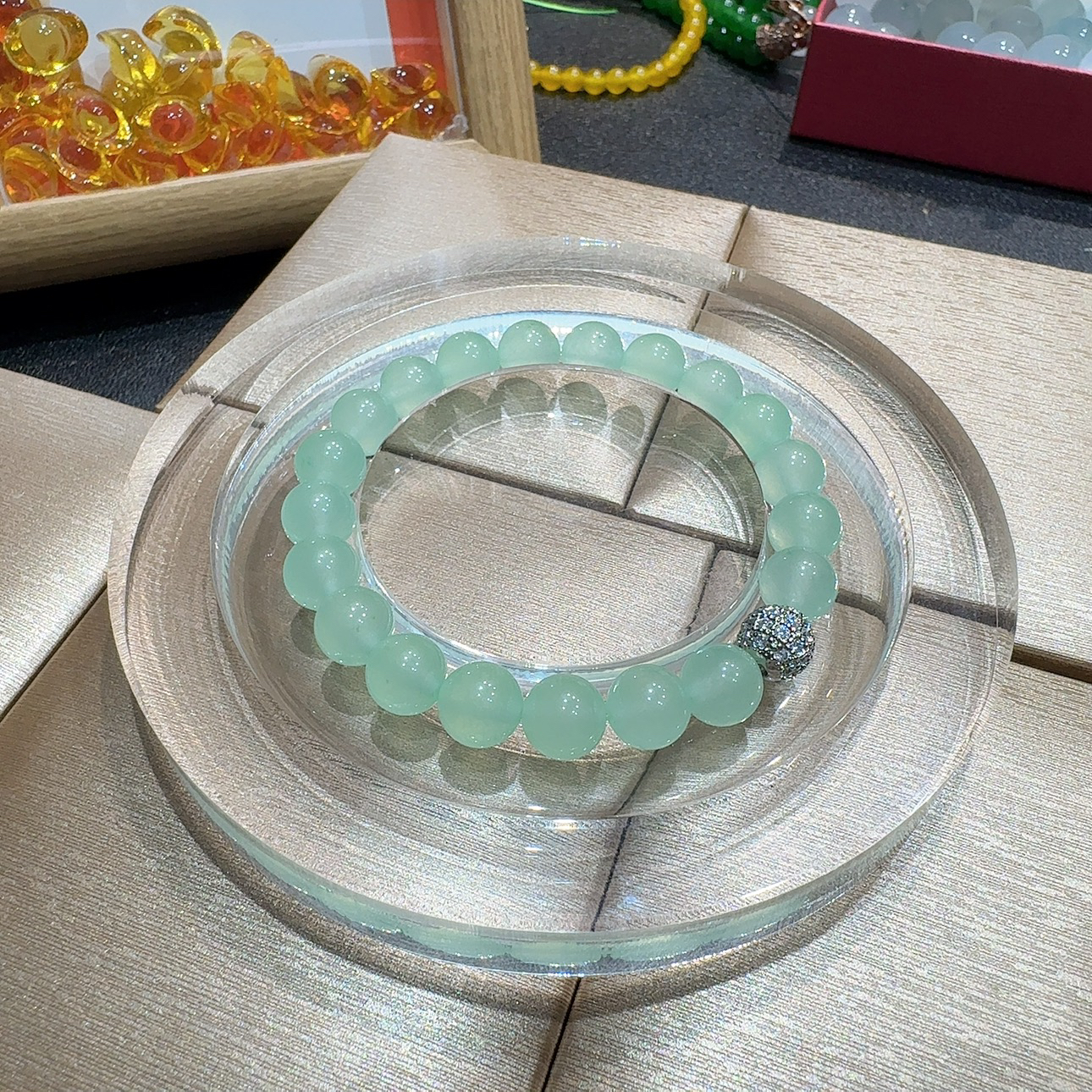 福利缅料珠子卡8+/一串23±1