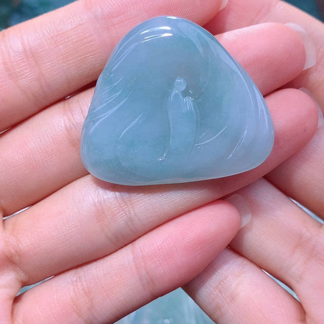 吊坠(不含链)未镶嵌翡翠悟道