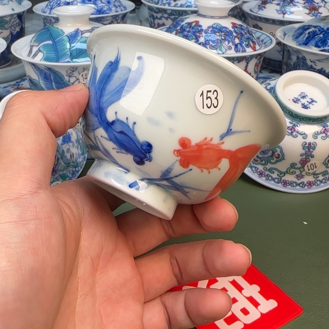 彦祖纯手工手绘茶具153
