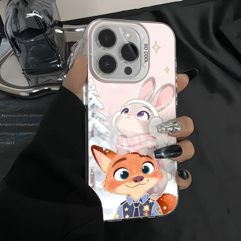 思野疯狂动物城彩银款适用苹果17promax/16手机壳保护iPhone15/14